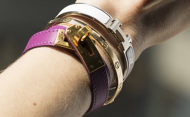 How To Stack with The Cartier Love Bracelet