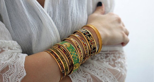 hermes enamel bracelet sizes