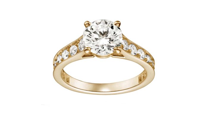 cartier classic diamond ring