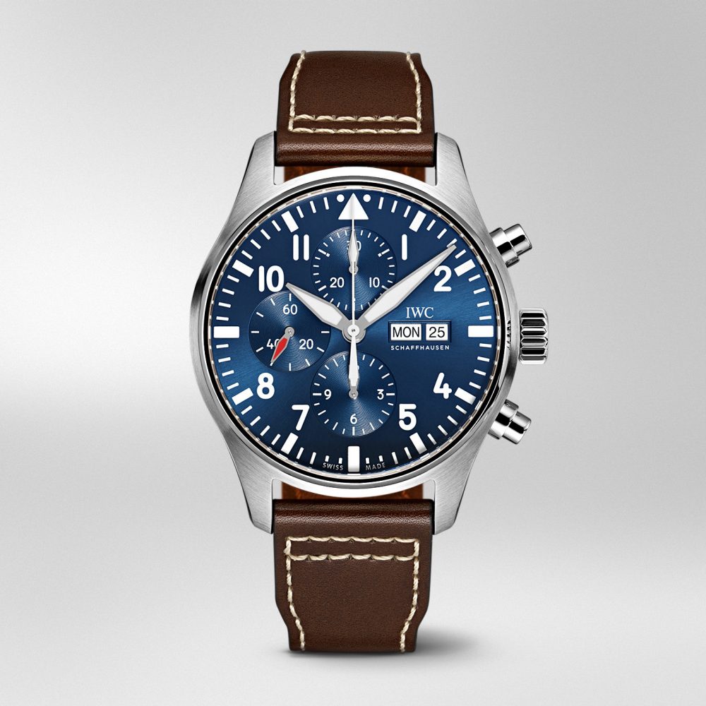  Military and aviation watches such as this IWC Chronograph often hold their value. 