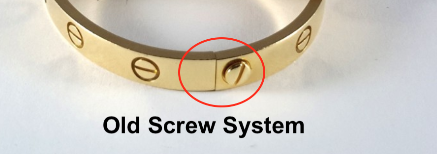 cartier love bracelet extra screws