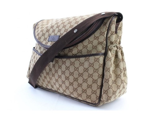 Gucci Monogram Diaper Bag