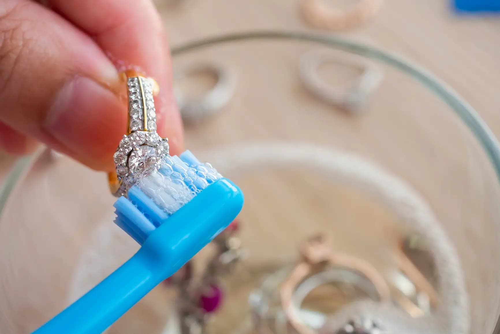 how to clean fine jewelry