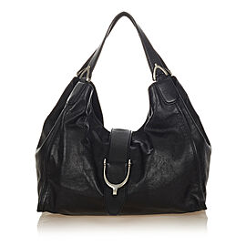 Gucci Stirrup Leather Shoulder Bag