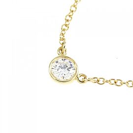 TIFFANY & Co 18K Yellow Gold Diamond Necklace E0224