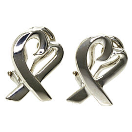 TIFFANY & Co 925 Silver Loving heart earring QJLXG-1260