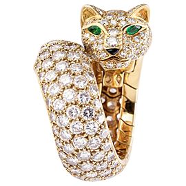 Cartier By-Pass Diamond 18 Karat Gold Ring