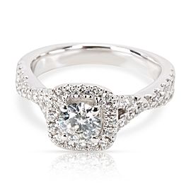 Vera Wang Love Collection Diamond Engagement Ring in 14K White Gold 1 CT