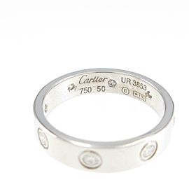 Cartier 18K white Gold Mini Love Ring LXGYMK-222
