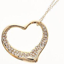TIFFANY&Co. El Saperetti Open Heart Large Necklace LXNK-376