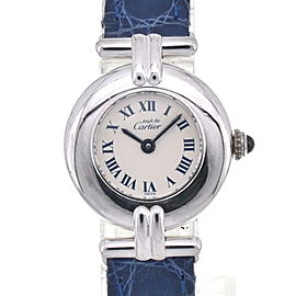 CARTIER Must Collise W1001665 925 Silver Quartz Watch LXGJHW-336