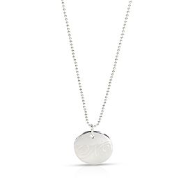 Tiffany & Co. Round Notes Initial "N" Pendant in Sterling Silver