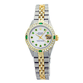 Rolex Datejust Oyter Perpetual 18K Yellow Gold With Mother of Pearl Dial 26mm Womens Watch
