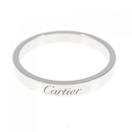 Cartier 950 Platinum Engraved de US 10 Ring E0311