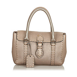 Mini Selleria Linda Leather Handbag