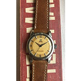 Vintage Omega Seamaster Steel Automatic Patina Dial w/ Hodinkee Strap Watch