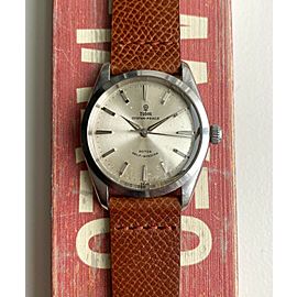 Vintage Tudor Oyster Prince 7965 Automatic Silver Sunburst Dial Oyster Watch