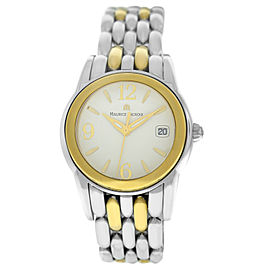 Maurice Lacroix Sphere SH1014-SY023-720 Ladies Gold Steel Date Quartz 34MM Watch