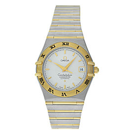 Omega Constellation 368.1201 Chronometer Full Bar 18K Gold Steel 35MM Watch