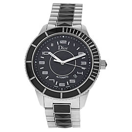 Dior Christal Automatic Ceramic Steel Date Unisex 43MM Watch