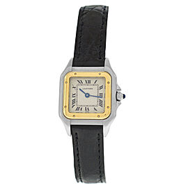 Cartier Panthere Ladies Steel 18K Yellow Gold Quartz Watch