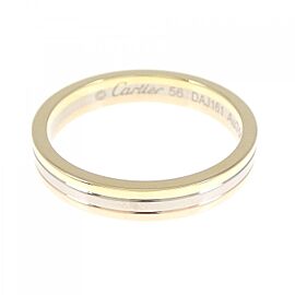 Cartier Tri-Color Gold VENDOME US 7.5 Ring E0303