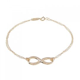 Tiffany & Co 18K Pink Gold Infinity Bracelet E1002