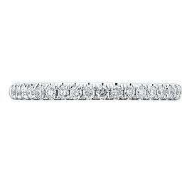 18K White Gold 0.25cts Genuine Diamond Pave Ladies Ring Size 6.5