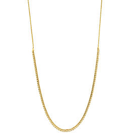 Rachel Koen 3.20cttw Bolo Diamond Necklace 14K Yellow Gold