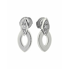 Cartier Estate 18k Marquise Round Diamond 0.20cttw Earrings AK2B1781