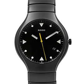 Rado True Ceramic Black Dial Mens Quartz Watch R27816162