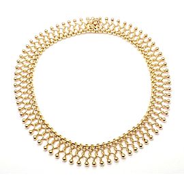 Vintage Tiffany & Co 18k Yellow Gold Cleopatra Collar Link Necklace
