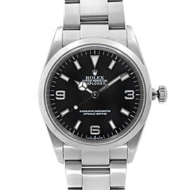 Rolex Explorer 1 36MM Stainless Steel Black Dial Automatic Mens Watch
