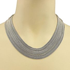 David Yurman Sterling Silver Multi-Strand Box Chain Necklace