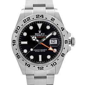 Rolex Explorer II 42mm Steel Black Dial Automatic Oyster Mens Watch