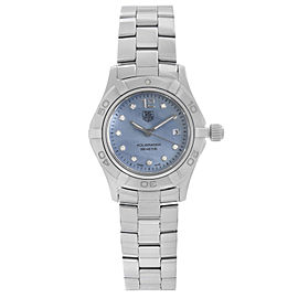 TAG Heuer Aquaracer Steel Blue Diamond Dial Quartz Ladies Watch