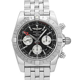 Breitling Chronomat 44mm GMT Steel Black Dial Automatic Watch