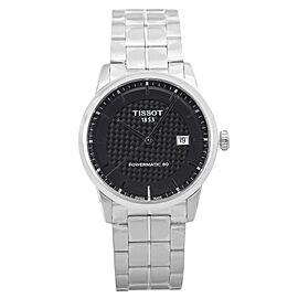 Tissot Powermatic 80 Steel Black Dial Automatic Mens Watch