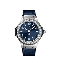 Hublot Big Bang Chronograph 38mm Steel Blue Dial Watch