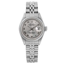 Rolex Datejust Steel Jubilee Silver Roman Dial Automatic Ladies Watch