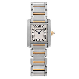 Cartier Tank Francaise Steel 18K Gold Quartz Ladies Watch