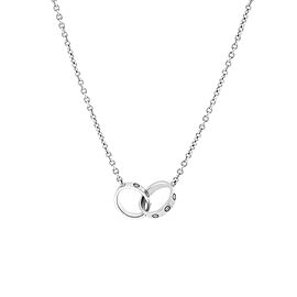 Cartier Small Love Necklace 18K White Gold 17.5 Inches