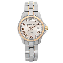 Raymond Weil Parsifal Day-Date Steel Silver Dial Automatic Watch