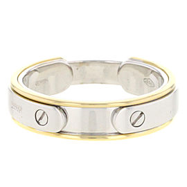 Baraka 18K White and Yellow Gold Two-Tone Ring Size 12.25