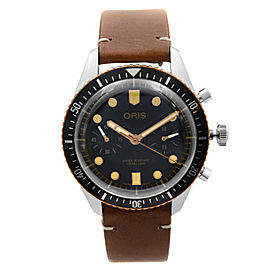 Oris Diver Sixty-Five Steel Bronze Black Dial Watch