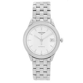 Longines Flagship 36mm Steel White Dial Automatic Mens Watch L4.774.4.12.6