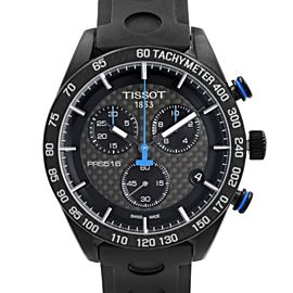 Tissot PRS 516 Chronograph Steel Carbon Dial Quartz Men Watch