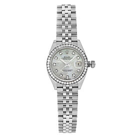 Rolex Datejust 28mm Steel MOP Diamond Dial Automatic Ladies Watch