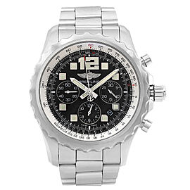 Breitling Chronospace 46mm Steel Black Dial Automatic Watch