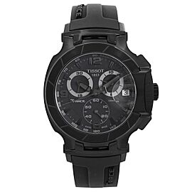 Tissot T-Race Chronograph Steel Black Dial Mens Quartz Watch